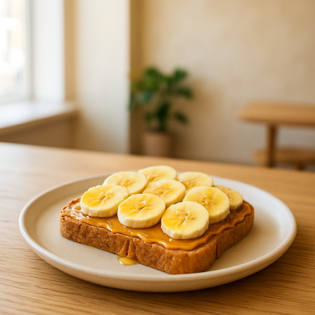 Toast με Φυστικοβούτυρο