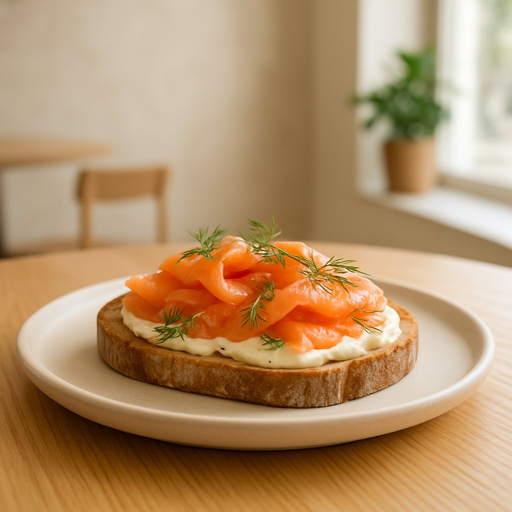 Toast Καπνιστού Σολομού