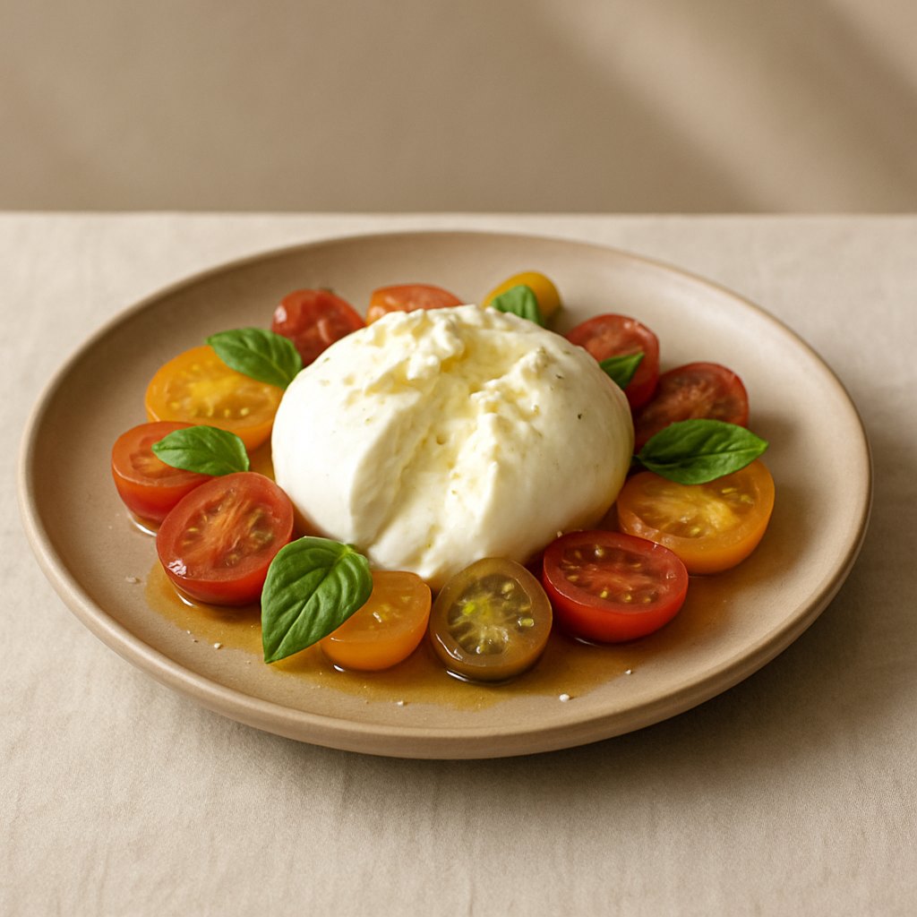 Burrata με Ντομάτα