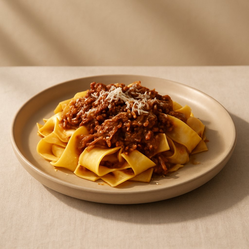 Pappardelle με Ragu Μοσχάρι