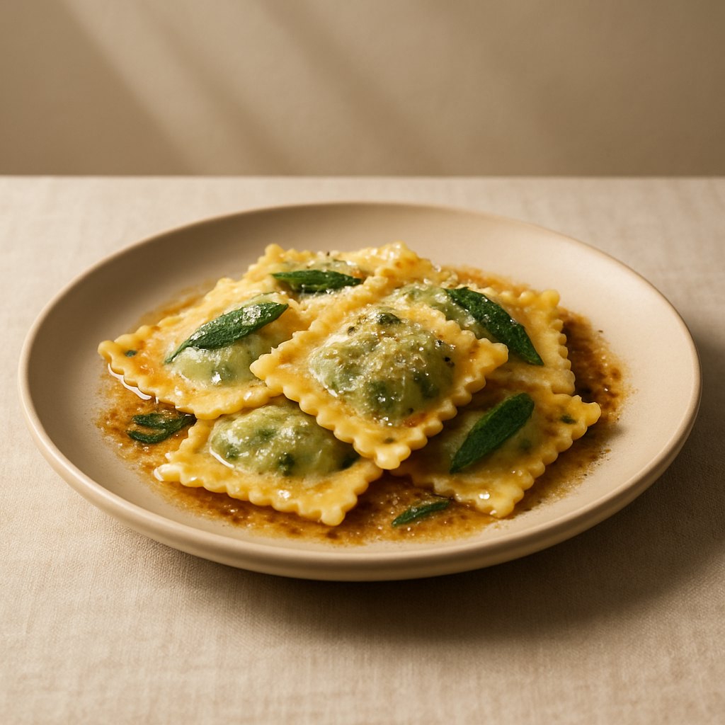 Ravioli Ricotta Σπανάκι